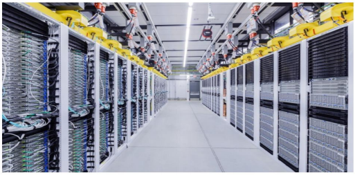 Integrated solution for computing and transmission in intelligent computing centers